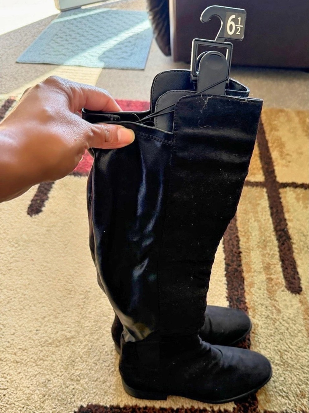 Black Over-the-Knee Boots US 6.5